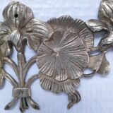 Two bronze ornaments furniture floral decoration early 20th century