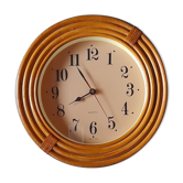 Rattan clock
