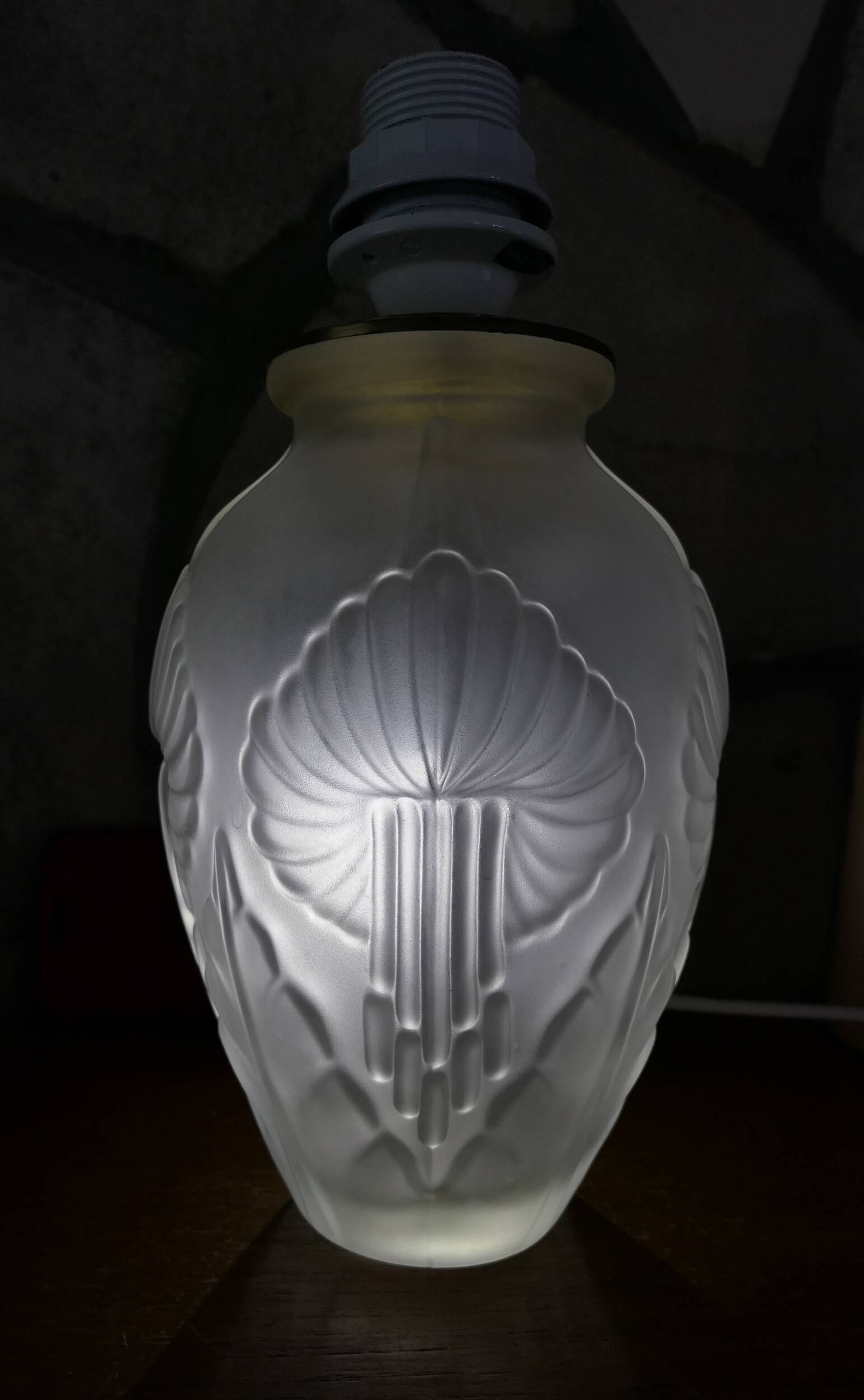 Rare table lamp base Maison Le Dauphin 1960-70