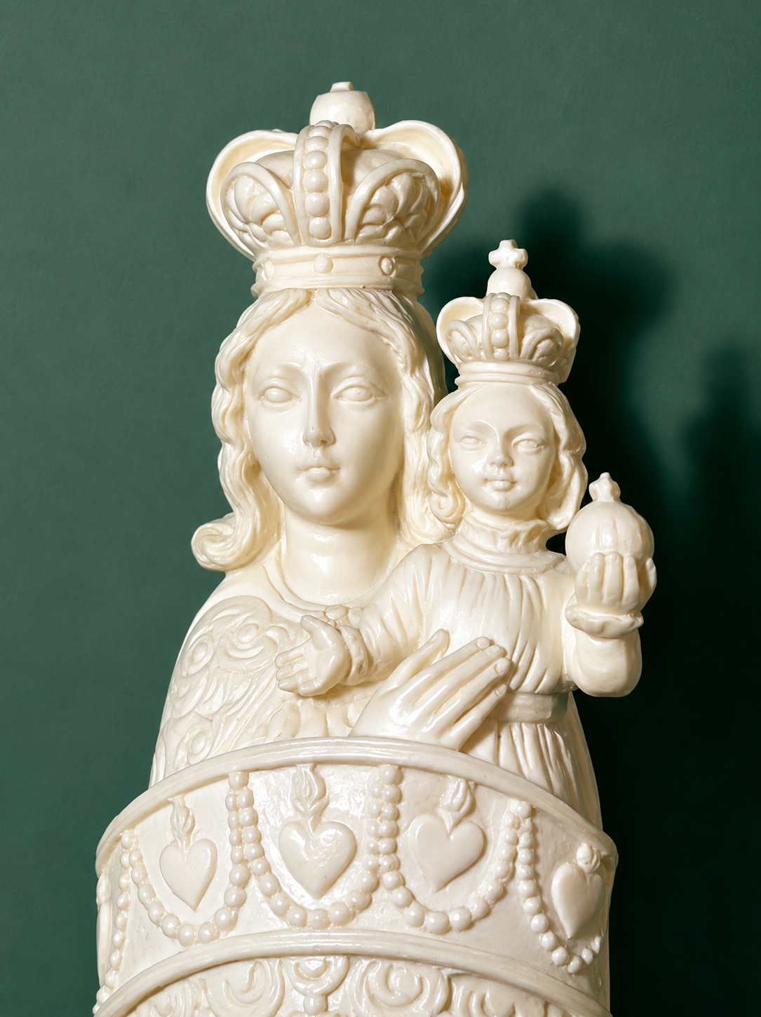 Italian sculpture Notre-Dame de Lorette by G. Ruggeri for Tito Bia