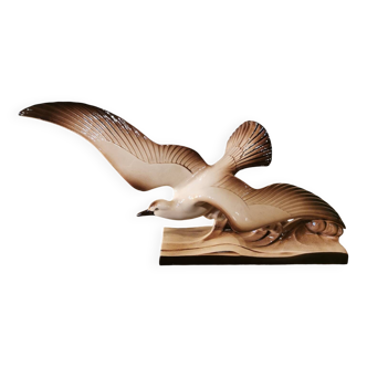 Art Deco Ceramic Bird