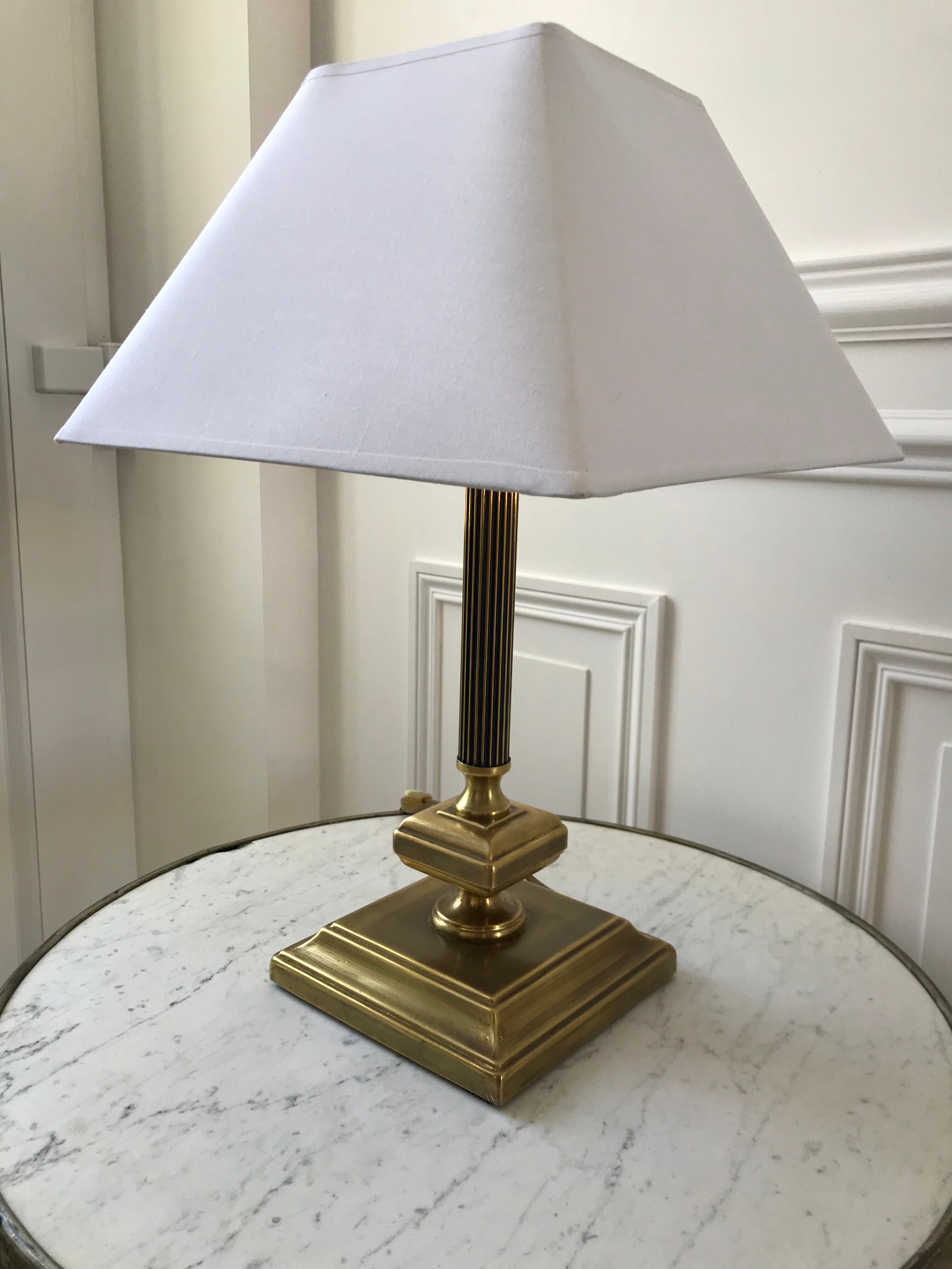 Art Deco brass lamp 30s