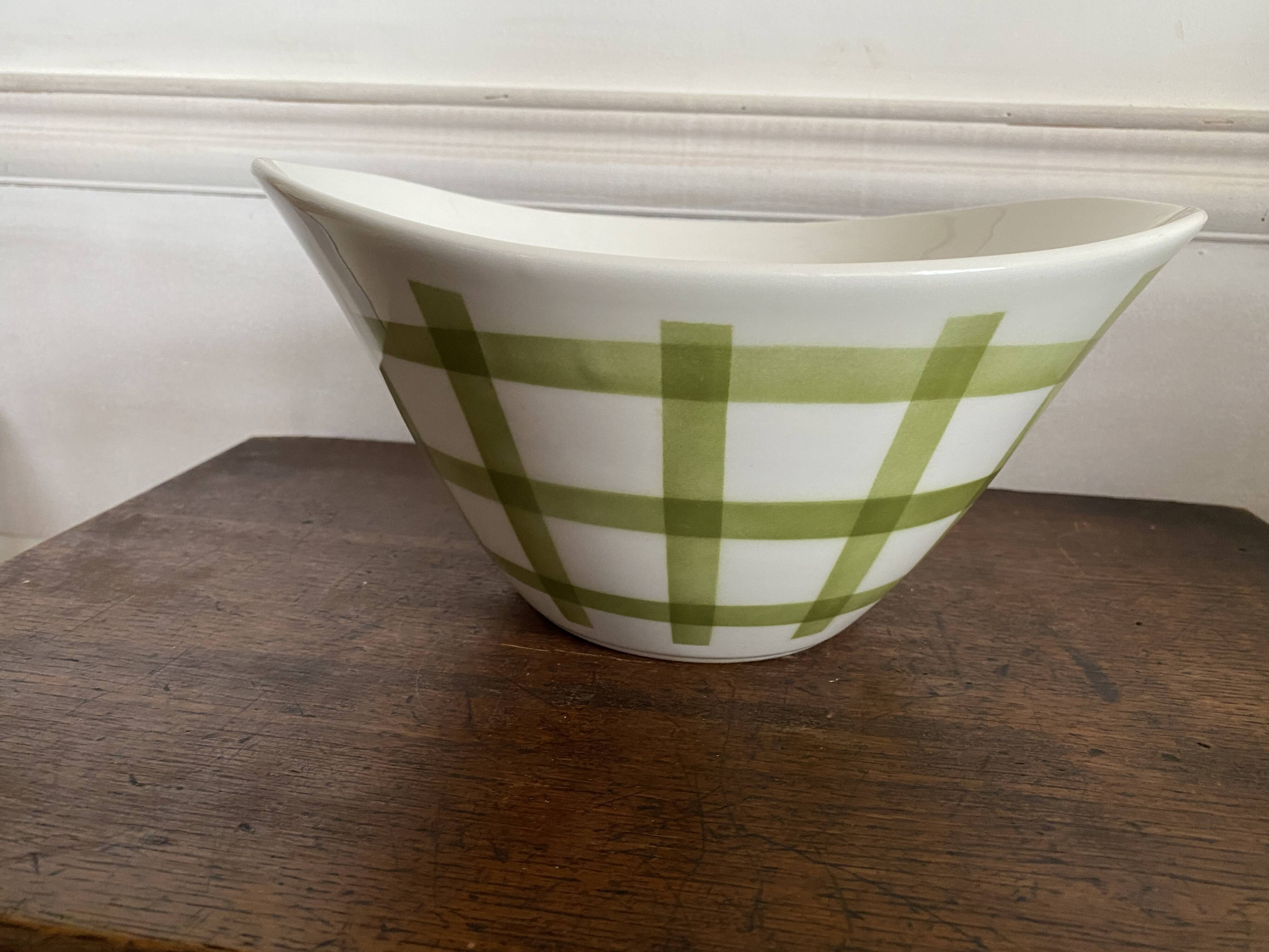 Large vintage salad bowl - Moulin des loups d'Orchie