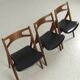 CH29P Sawbuck Dining Room Chairs, Set of 3