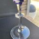 Josephinenhütte - red wine glasses (5) - Art Nouveau - Cut and engraved Crystal Roemer
