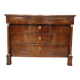 Commode antique Empire en noyer, Italie, début du XIXe siècle