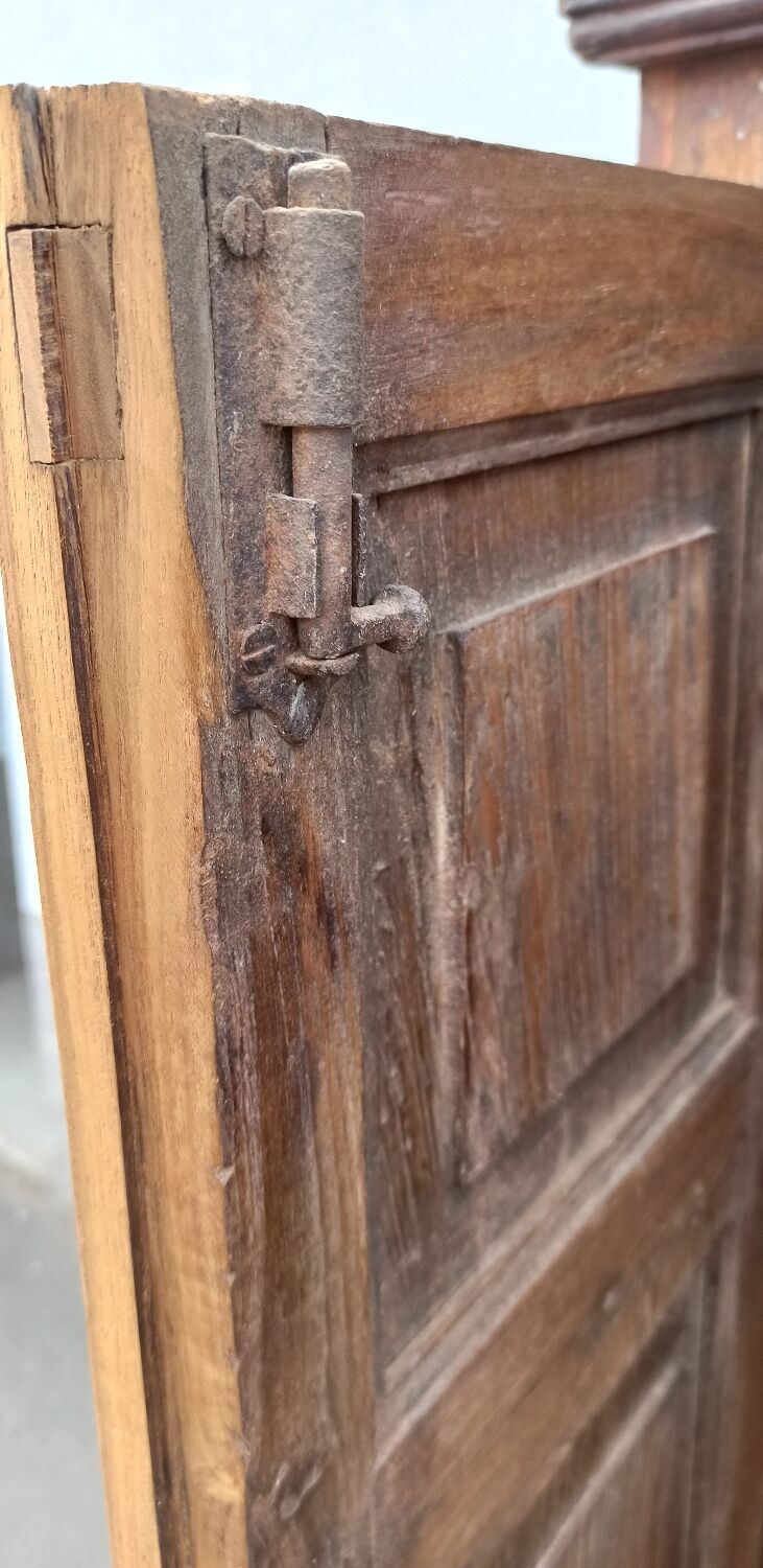 Old wooden wardrobe