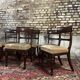 Suite De Six Chaises En Acajou D’époque Restauration XIX Eme Siècle