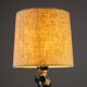 Sculptural wooden Typ 42 table lamp by Temde