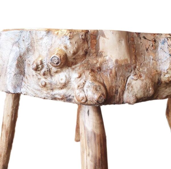 Billot/table brutaliste/primitif