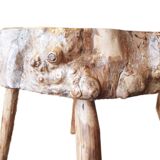 Brutalist/Primitive Chopping Block/Table