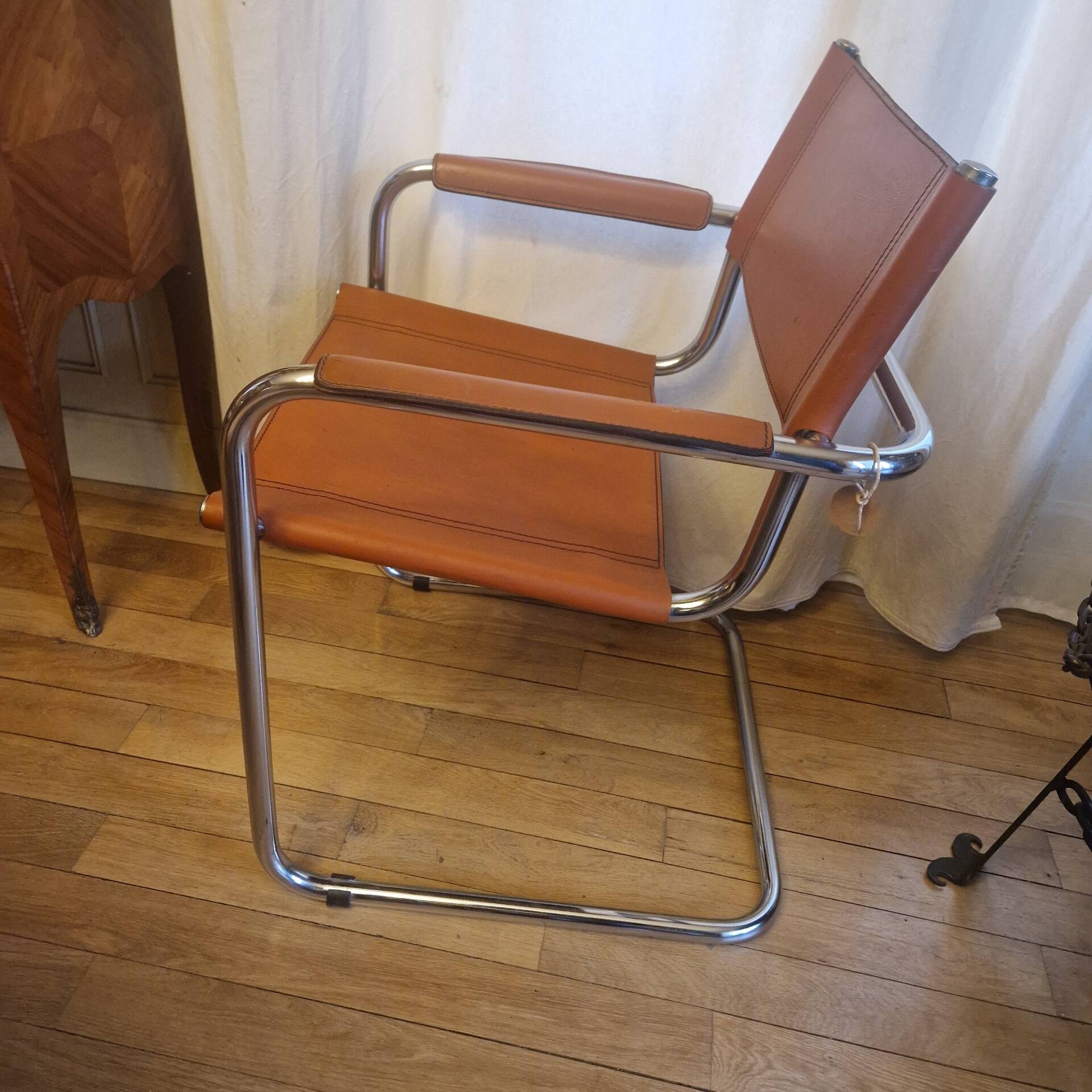 Leather armchair