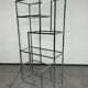 Mid-century modern chrome shelf by Milo Baughman