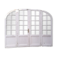 Oak arched bay window door H219xW267,5 small tiles