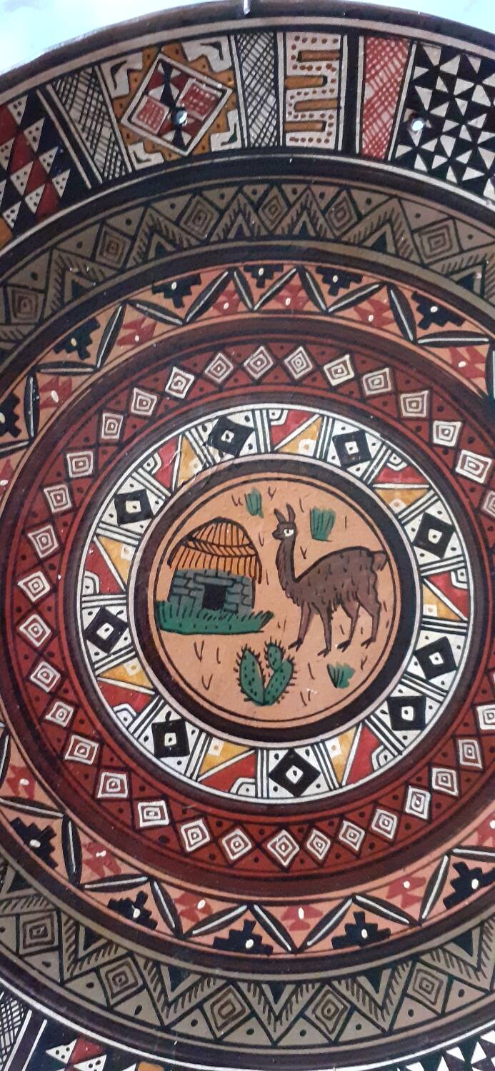 Moroccan craft plate