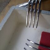 Silver or silver metal housewife