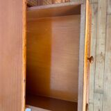 Chest of drawers in rattan and bamboo