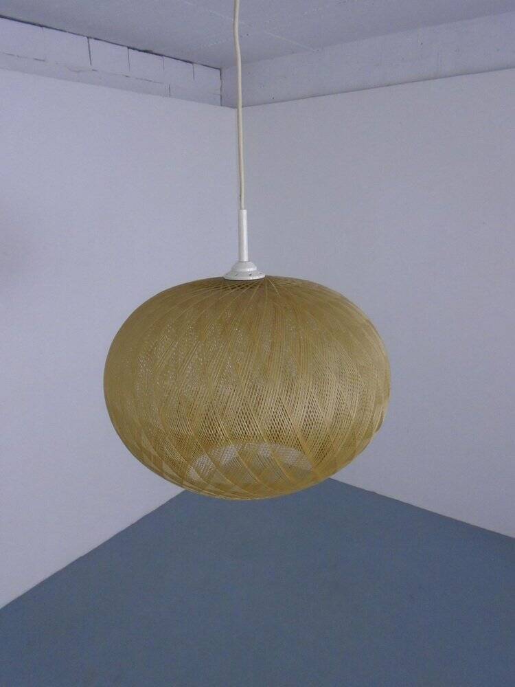Spun Fibreglass Pendant Lamp, Germany, 1960s