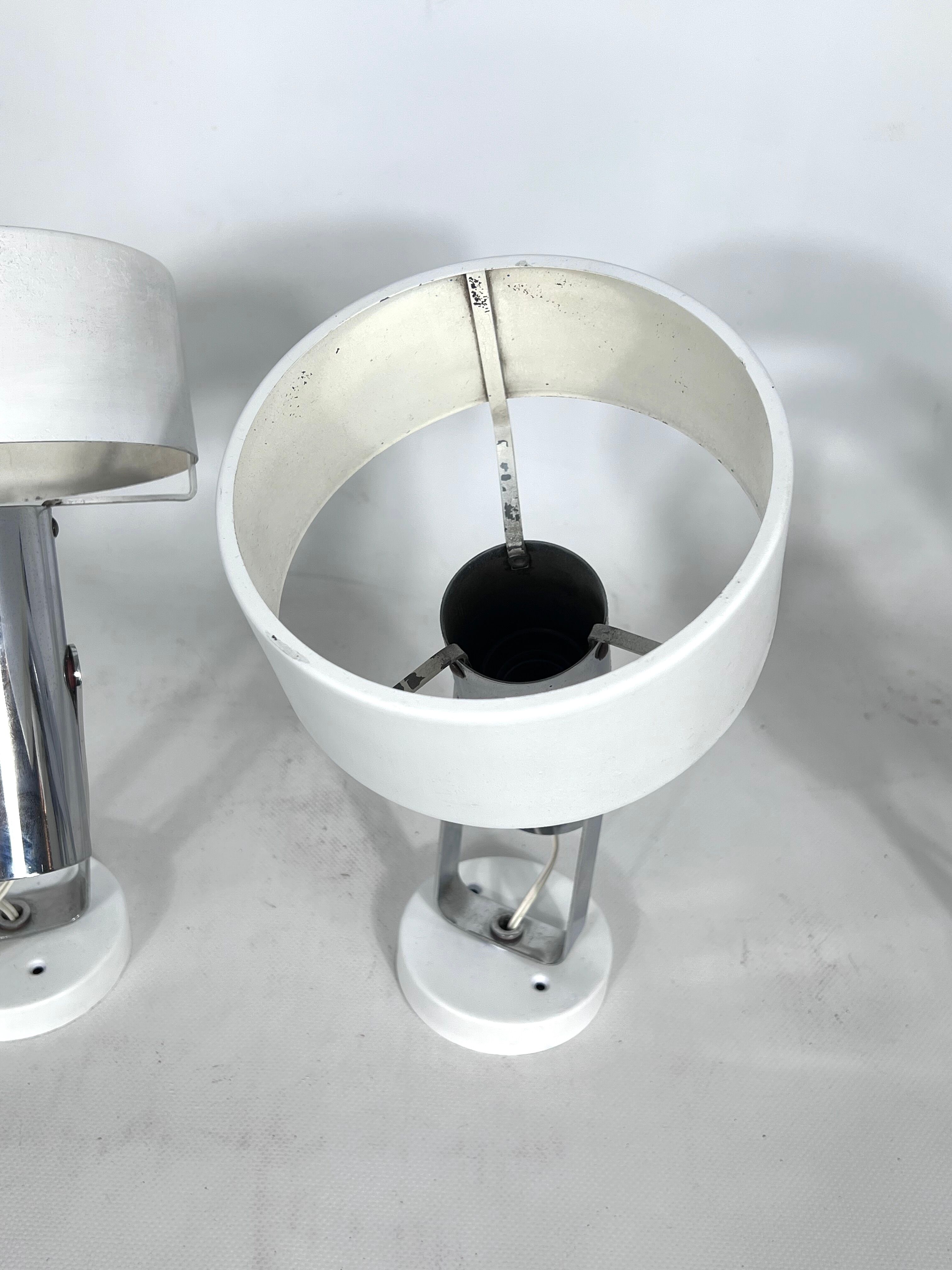 Stilnovo Milano, set of five orientable wall lights from 50s