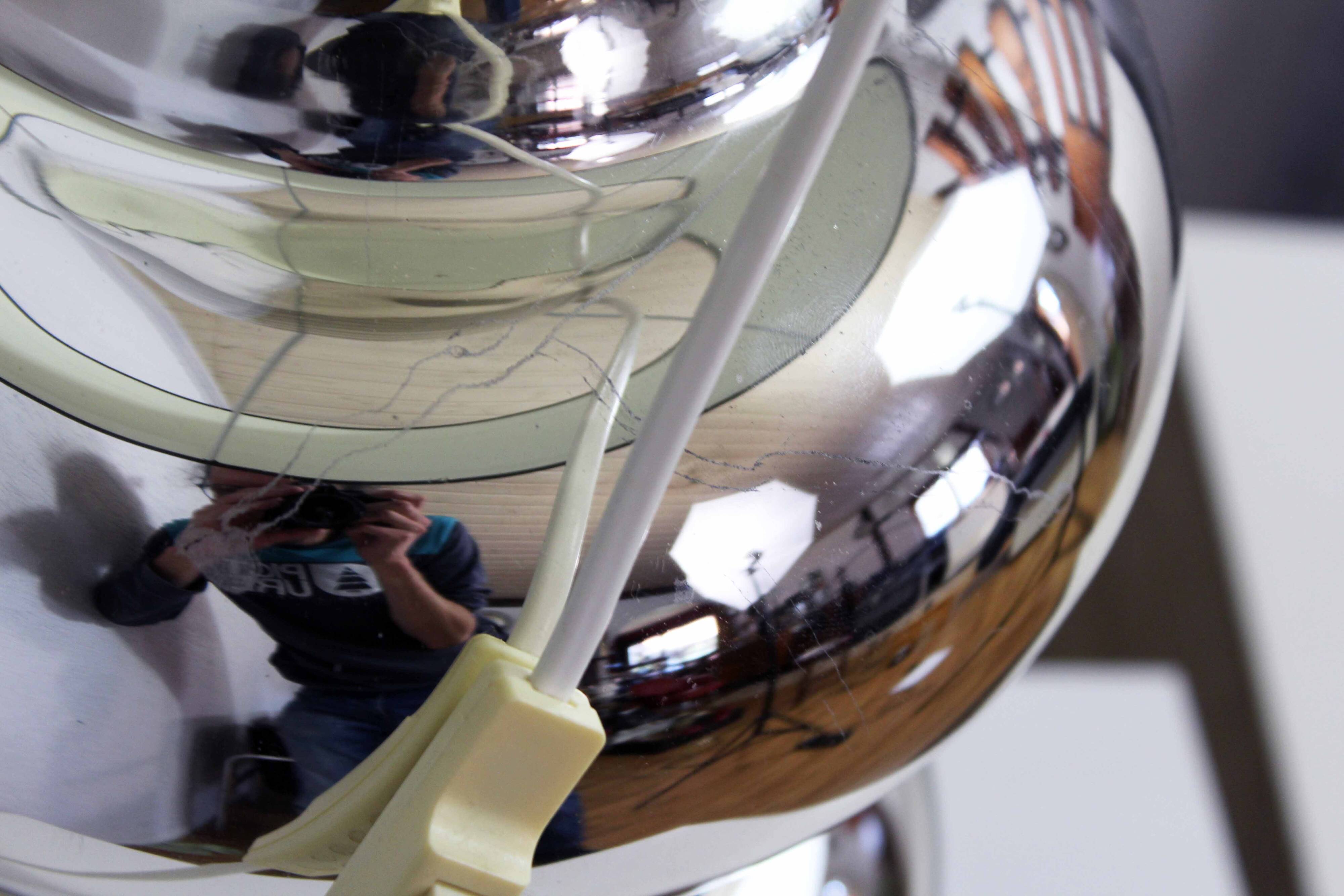 Églomisé glass table lamp