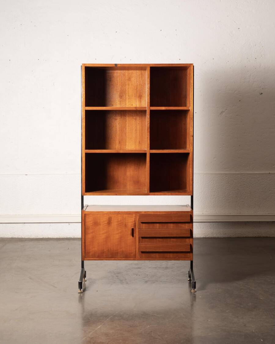 Italian teak bookcase