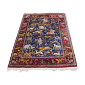 Panjab handmade Indian Oriental carpet 180 x 130 cm