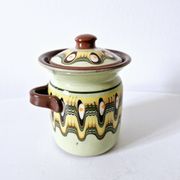 Moutardier vintage bulgare céramique Troyan