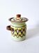 Vintage Bulgarian ceramic mustard pot Troyan