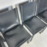 1/6 1980s Vintage Italian Dining Chairs by Carlo Bartoli for Matteo Grassi