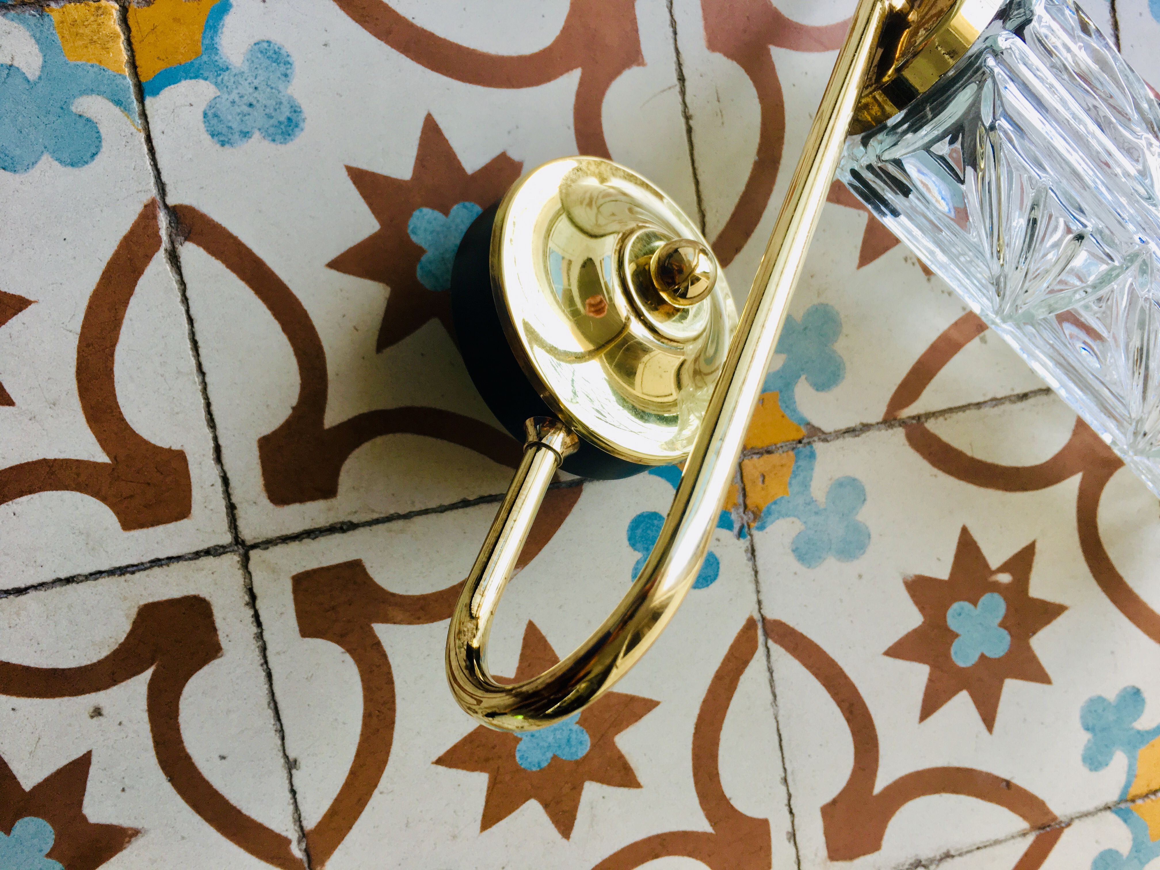 Wall sconce in brass, 1950s