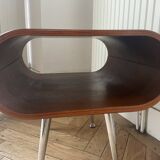 Table basse - d'appoint bois courbé  chrome
