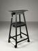 Sculpture pedestal column black