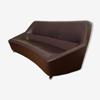 Canapé en cuir Cinna design par François Bauchet