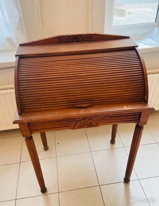 Vintage roller shutter desk