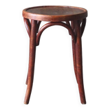 Bistro stool with thermoformed wooden seat, 1920