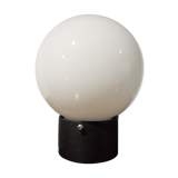 Opaline globe lamp