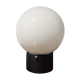 Opaline globe lamp