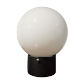 Opaline globe lamp