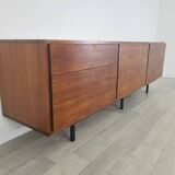 Vintage ARP sideboard in teak 1960s design Guariche Minvielle