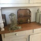 Rattan spice shelf and canning