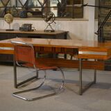 Minister's desk in rosewood by Claude Gaillard and Henri Lesetre for Ligne Roset 1970s