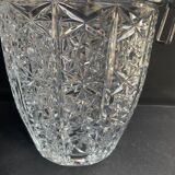 Crystal and chrome metal cooling bucket