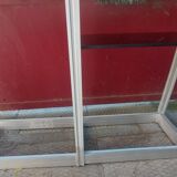 vintage 1980 aluminum shelf