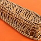 Braided wicker banneton basket