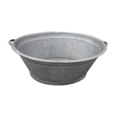 Bassine en zinc ovale