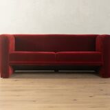 Striking velvet sofa from the 1980s