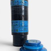 Bitossi by Aldo Londi Lidded XL Chamotte Vase, Handcrafted in Italy, C. 19