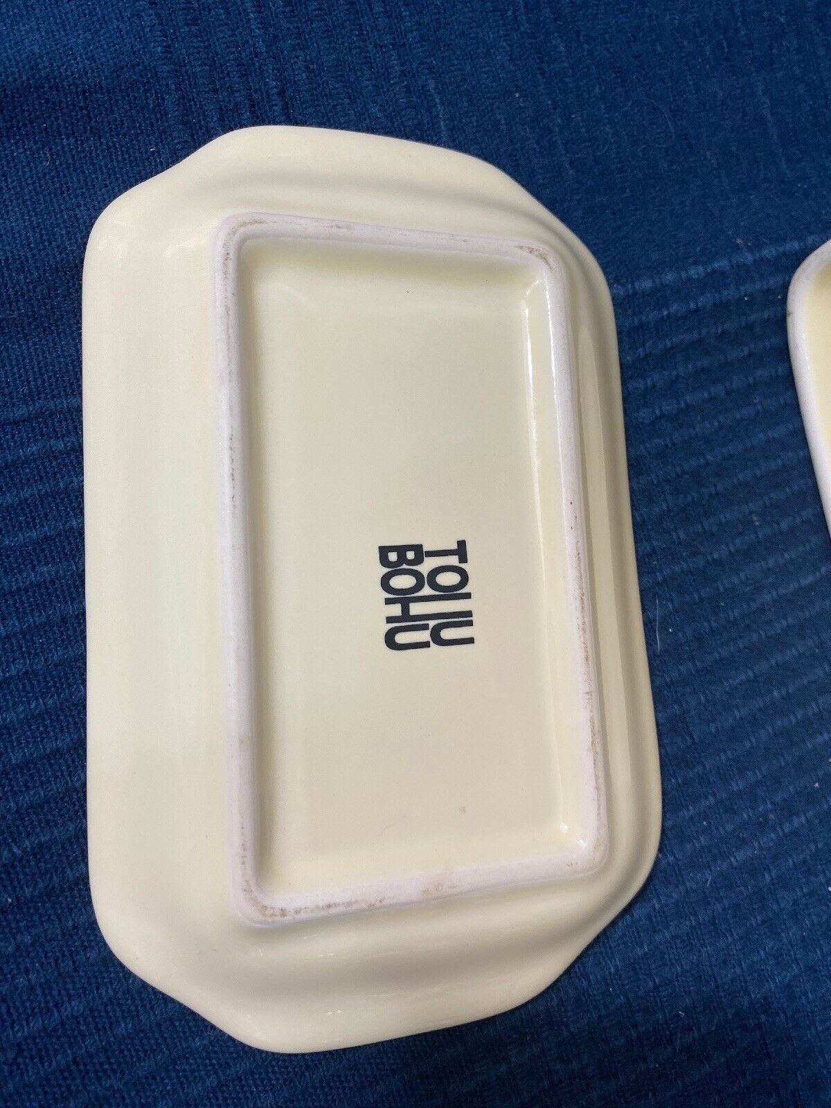 Vintage Louis style ceramic butter maker brand Tohu Bohu