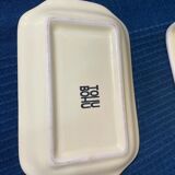 Vintage Louis style ceramic butter maker brand Tohu Bohu
