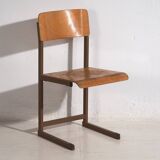 Vintage chaise longues (circa 1950). Set of 4 pieces